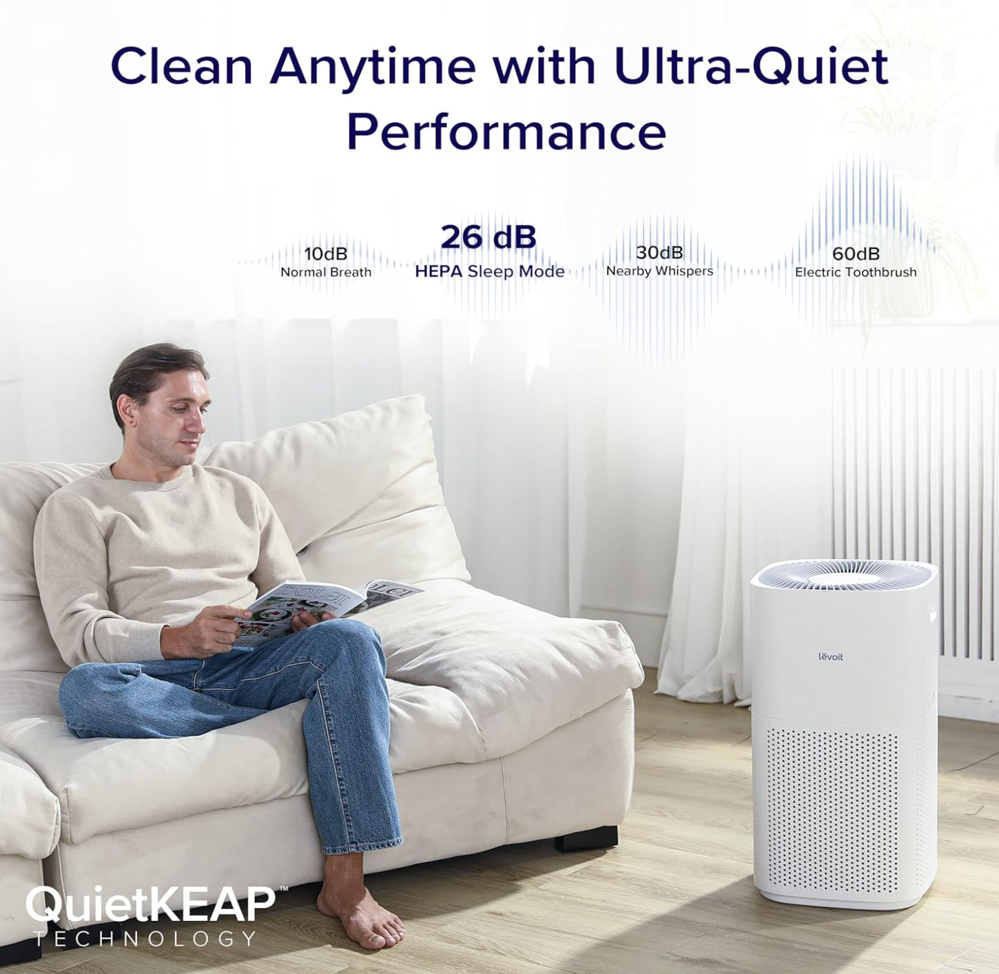Levoit Core 600S-P Smart Air Purifier, view 4