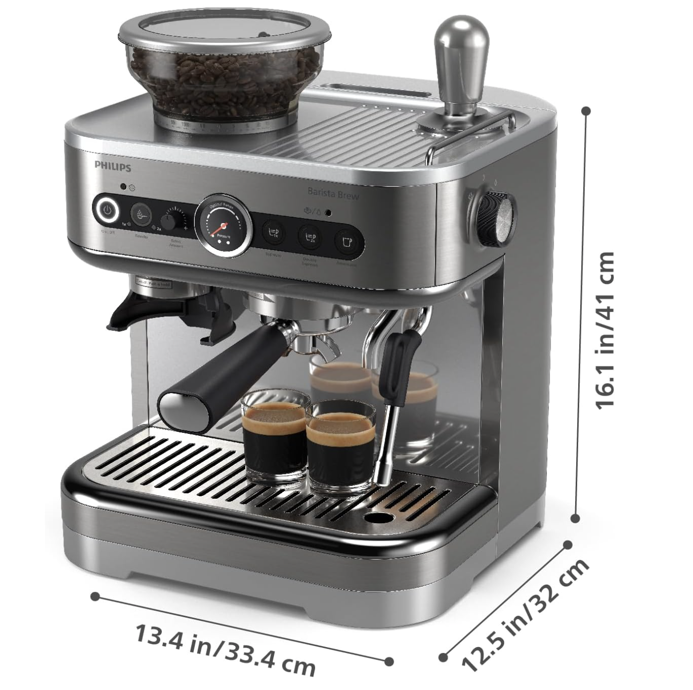 Philips Barista Brew Semi-Automatic Espresso Machine, view 2