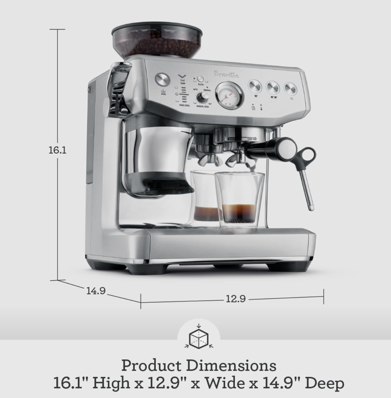 Breville Barista Express Impress, view 2