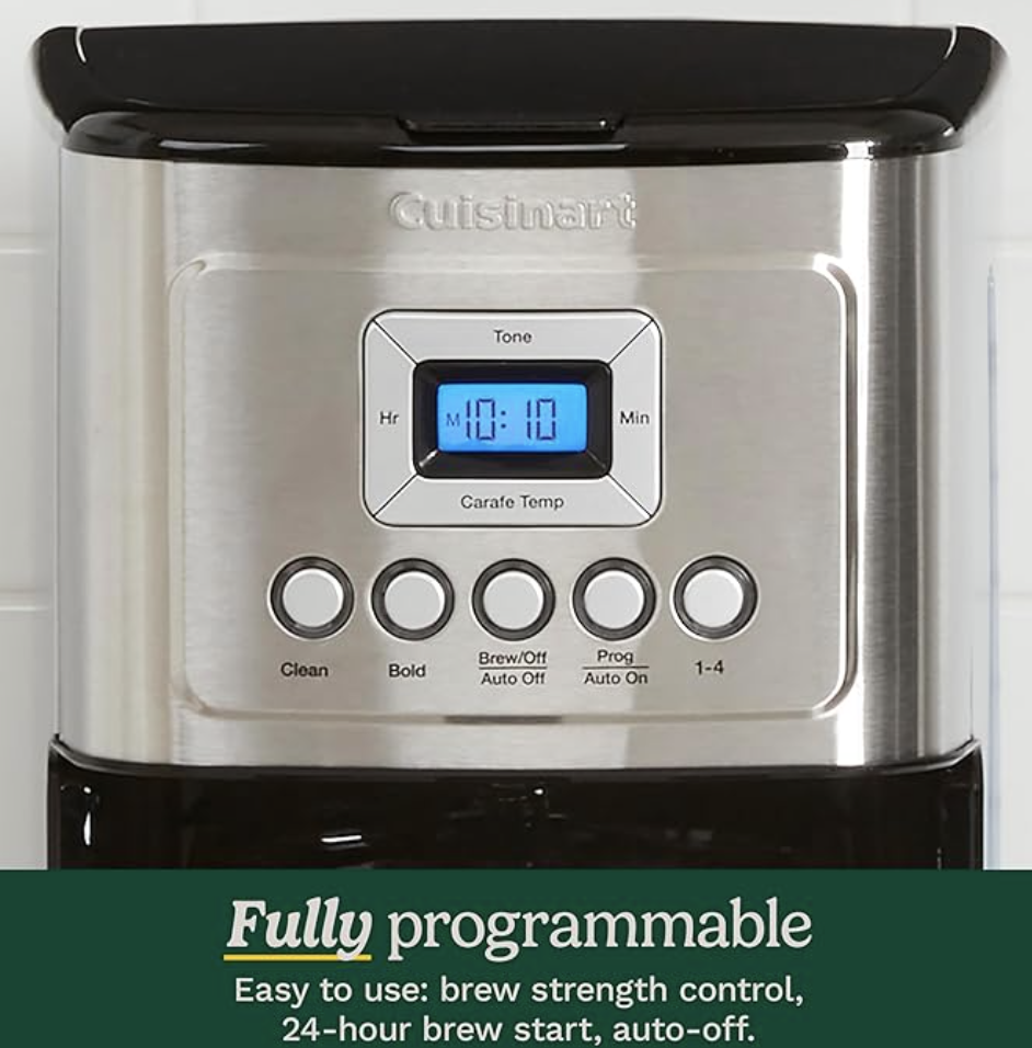 Cuisinart 14-Cup Programmable Coffee Maker, view 4