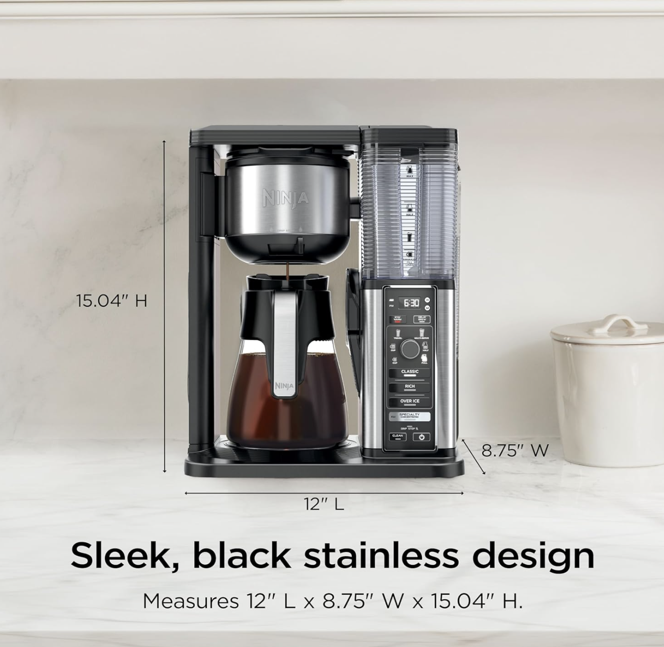Ninja Specialty Coffee Maker with Glass Carafe, view 3