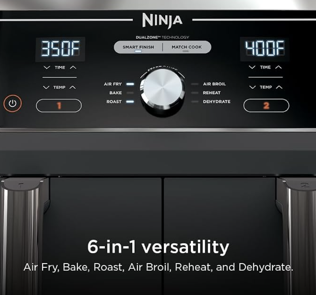 Ninja Foodi 10-QT Dual Air Fryer, view 4